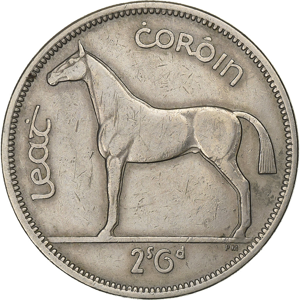 Irlande, 1/2 Crown, 1954, Cupro-nickel, TTB, KM:16a