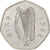 REPÚBLICA DE IRLANDA, 50 Pence, 1988, Cobre - níquel, EBC, KM:26