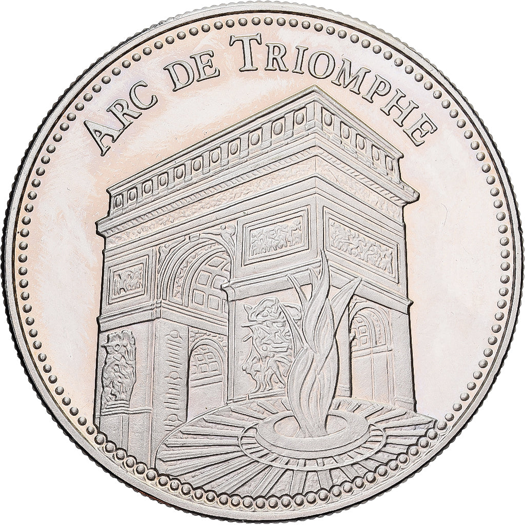 France, Medal, Paris - L'Arc de Triomphe, MS(65-70), Copper-nickel