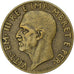 Albania, Vittorio Emanuele III, 0.10 Lek, 1940, Rome, Aluminum-Bronze, SS+
