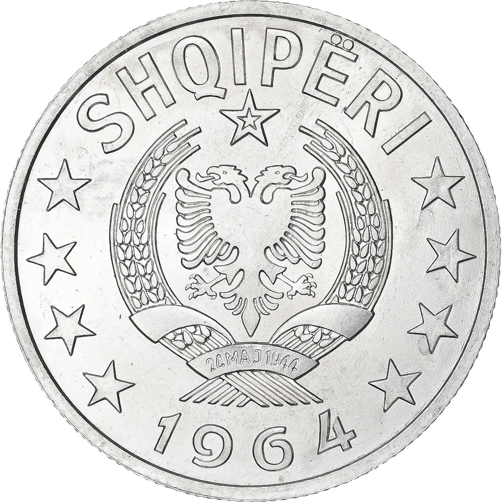 Albania, Lek, 1964, Aluminum, MS(60-62), KM:43