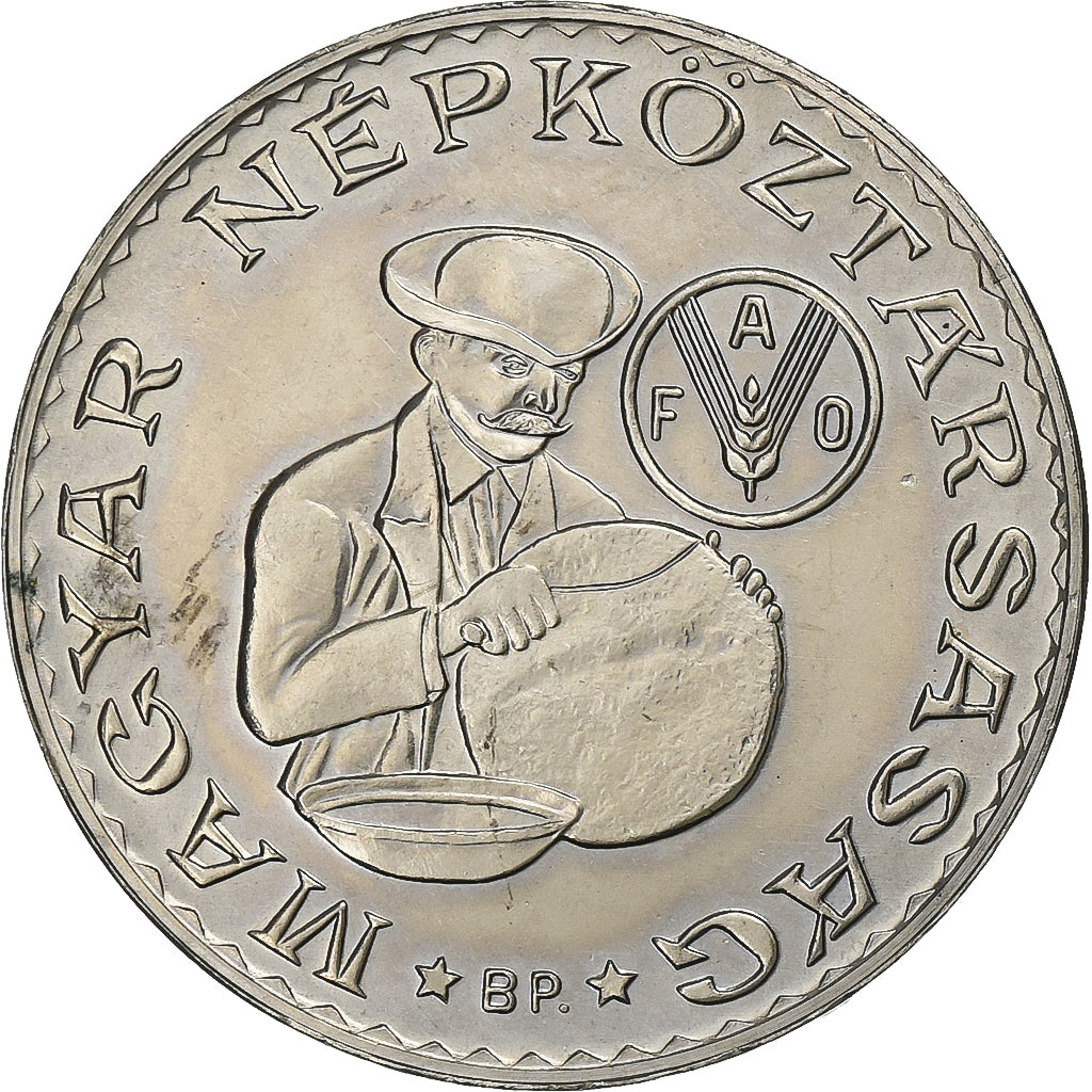 Hungary, 10 Forint, 1983, Budapest, Nickel, AU(55-58), KM:629