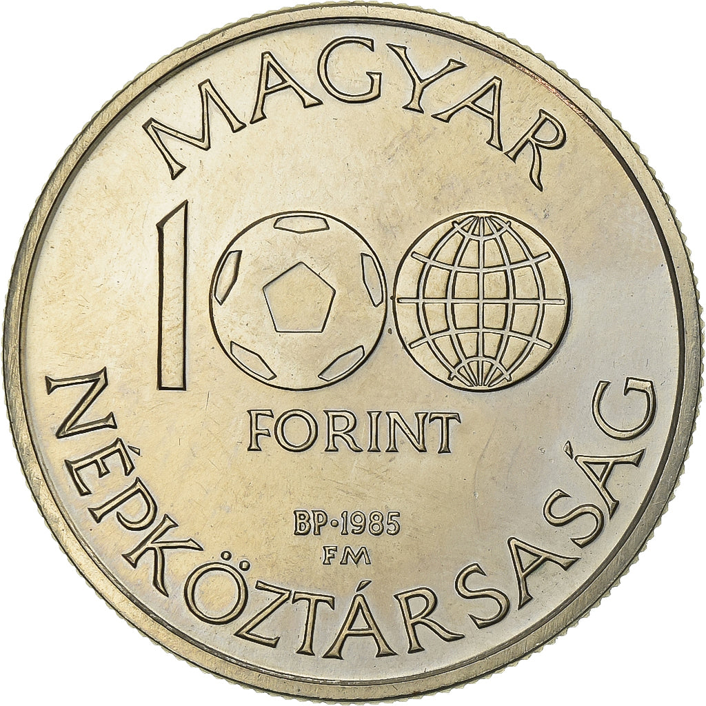 Hungary, 100 Forint, Szaz, 1985, Budapest, Copper-Nickel-Zinc, MS(60-62), KM:648