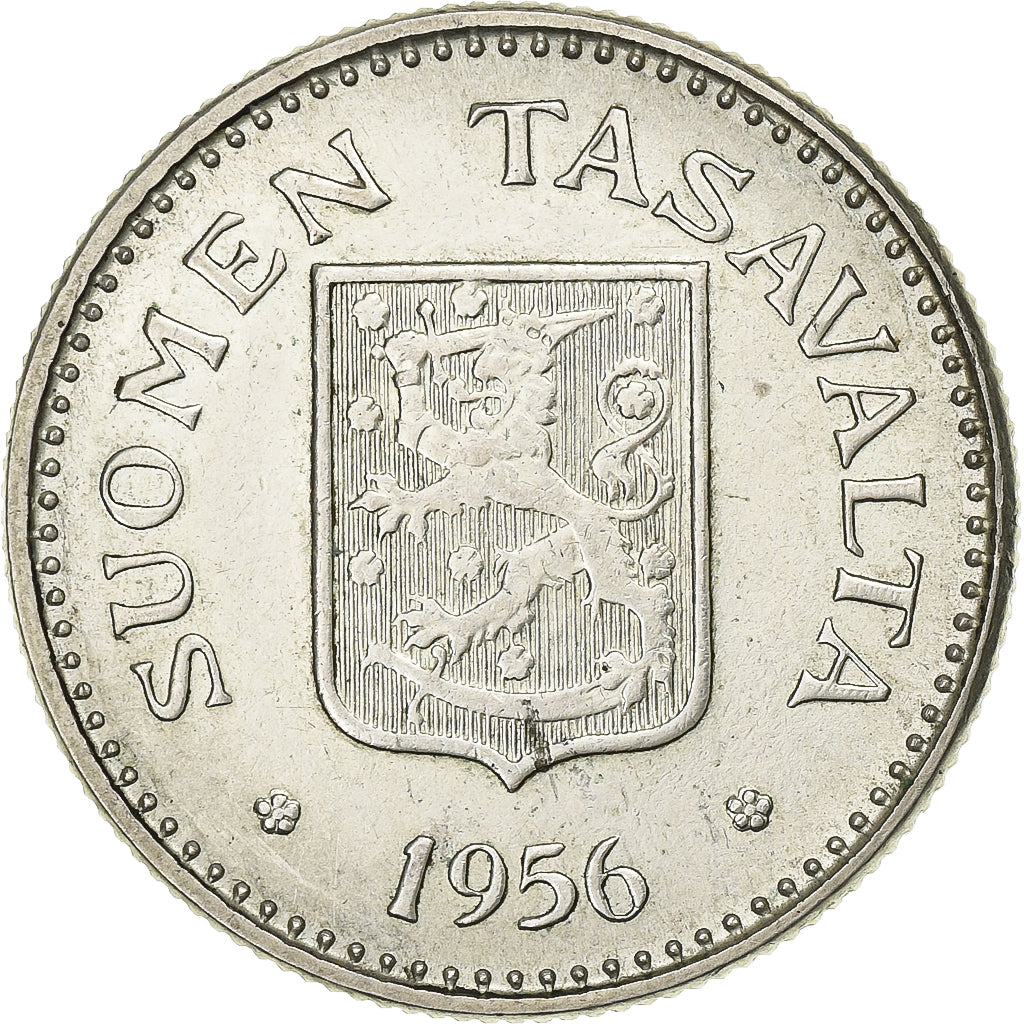 Finland, 200 Markkaa, 1956, Silver, AU(50-53), KM:42