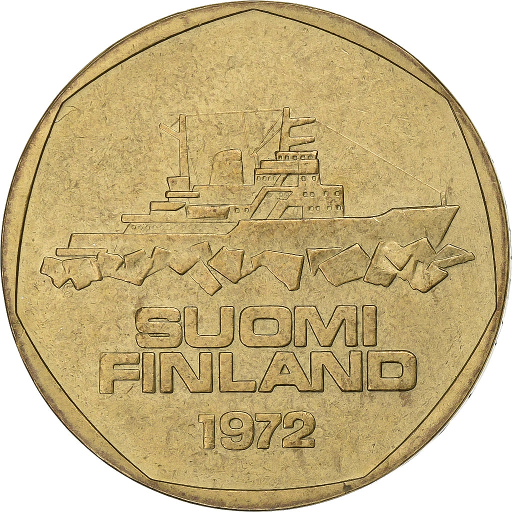 Finlande, 5 Markkaa, 1972, Bronze-Aluminium, TTB+, KM:53