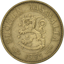 Finland, 50 Markkaa, 1953, Aluminum-Bronze, EF(40-45), KM:40