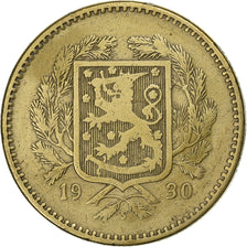 Finland, 10 Markkaa, 1930, Aluminum-Bronze, VF(30-35), KM:32a