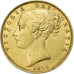 Great Britain, Victoria, Sovereign, 1855, Gold, AU(55-58), KM:736.1