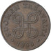 Finlândia, Penni, 1966, Cobre, AU(50-53), KM:44