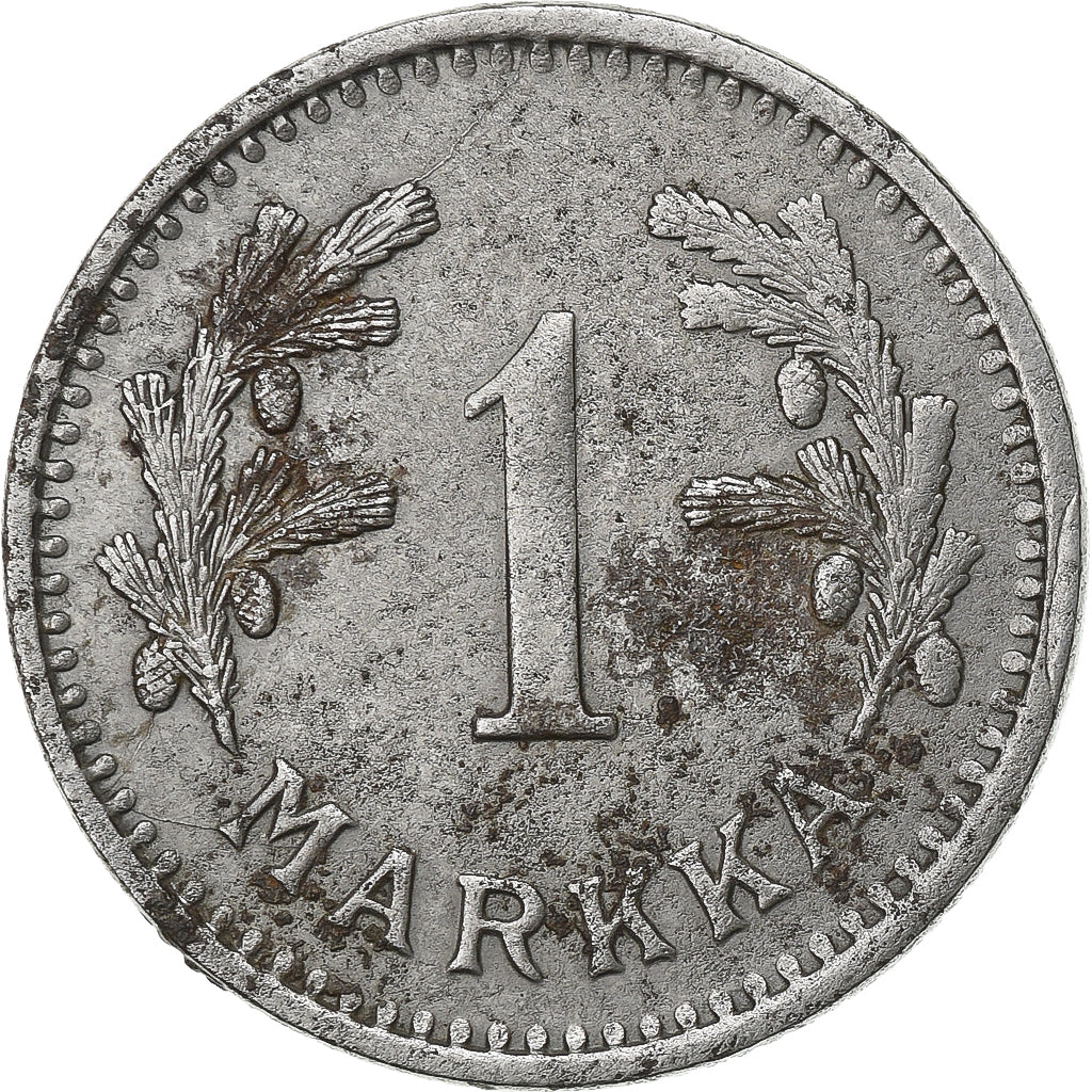 Finlandia, Markka, 1943, Żelazo, EF(40-45), KM:30b