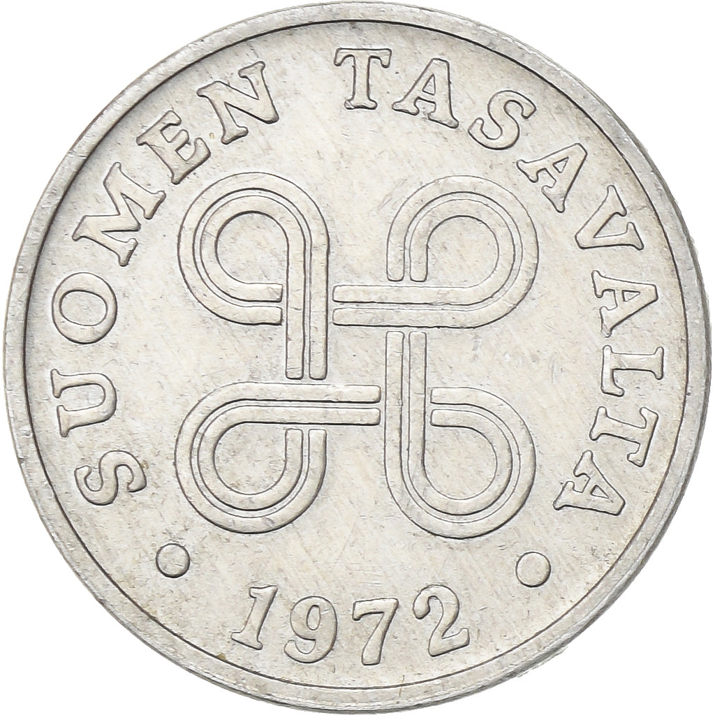 Finlândia, Penni, 1972, Alumínio, AU(50-53), KM:44a