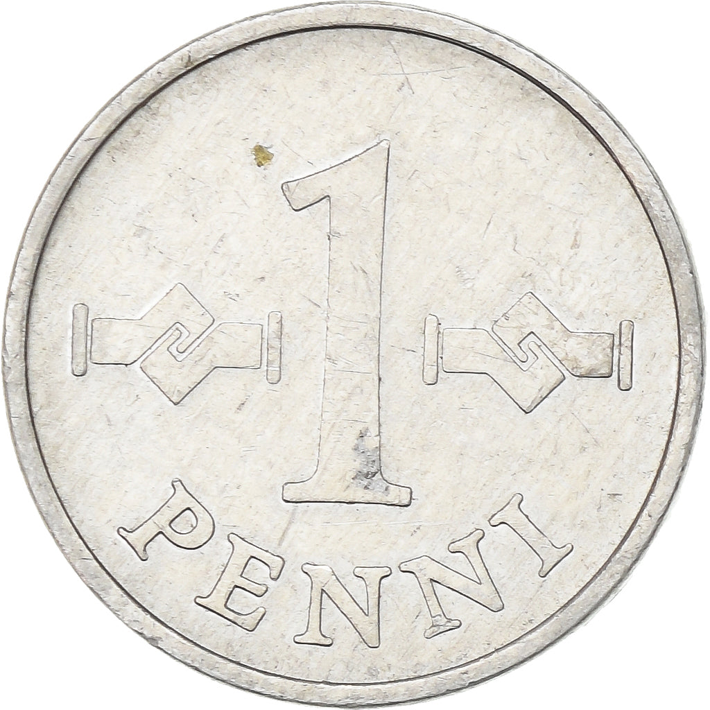 Finlândia, Penni, 1972, Alumínio, AU(50-53), KM:44a