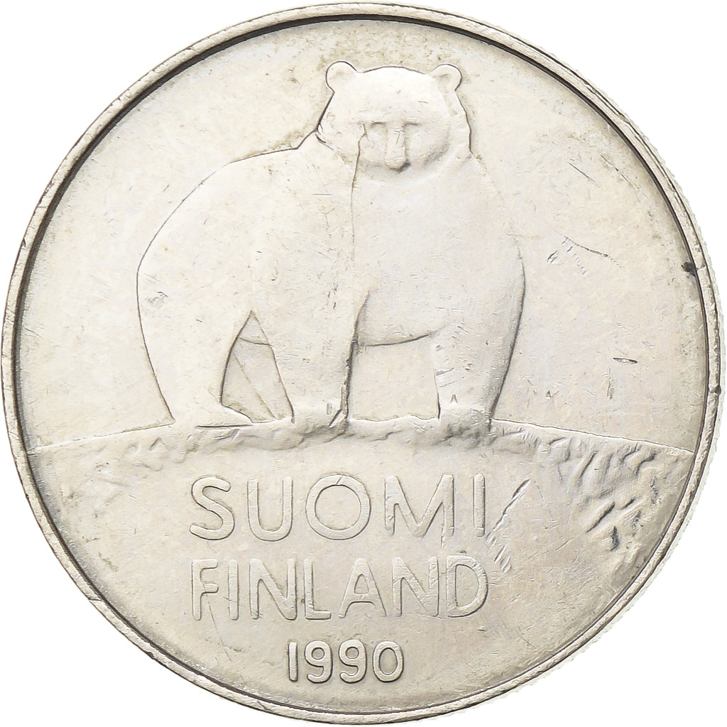Finnland, 50 Penniä, 1990, Kupfer-Nickel, SS+, KM:66