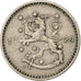 Finlandia, Markka, 1929, Rame-nichel, BB, KM:30