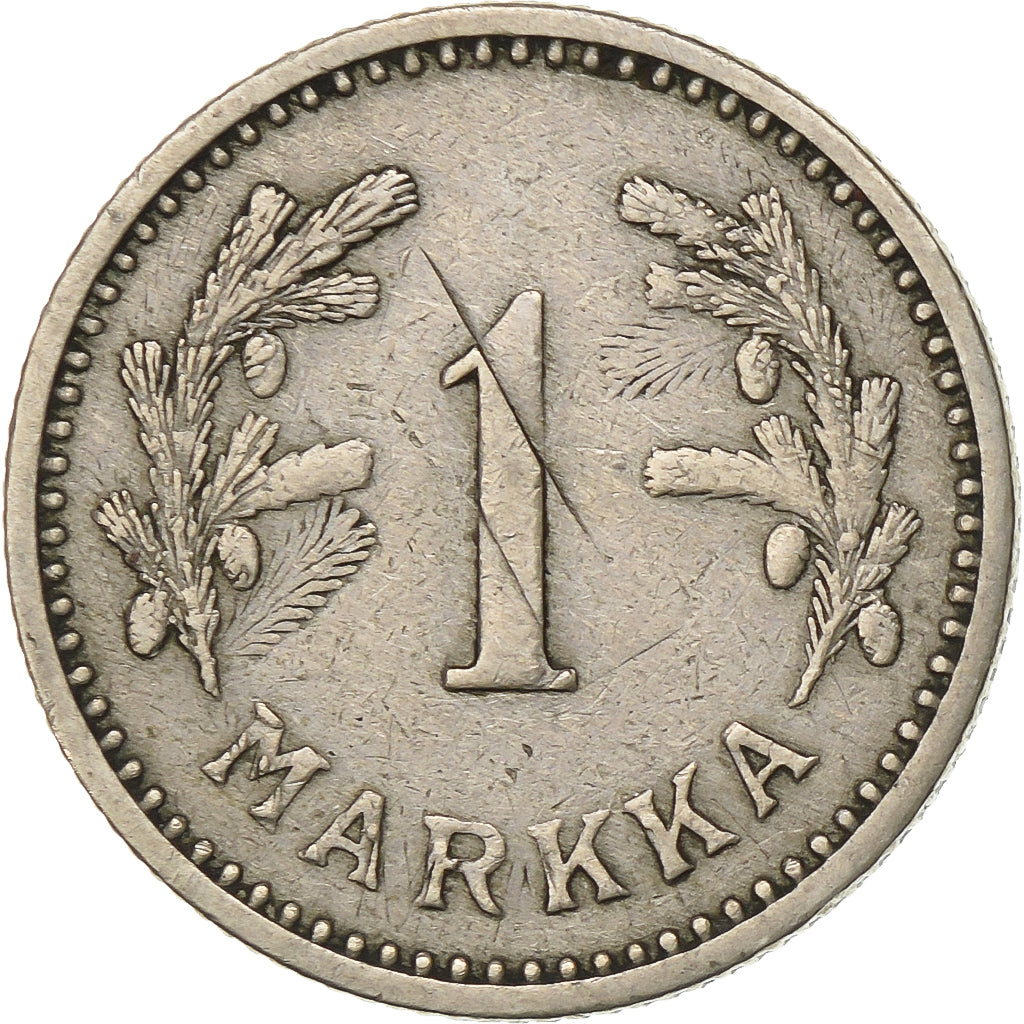Finlandia, Markka, 1929, Rame-nichel, BB, KM:30