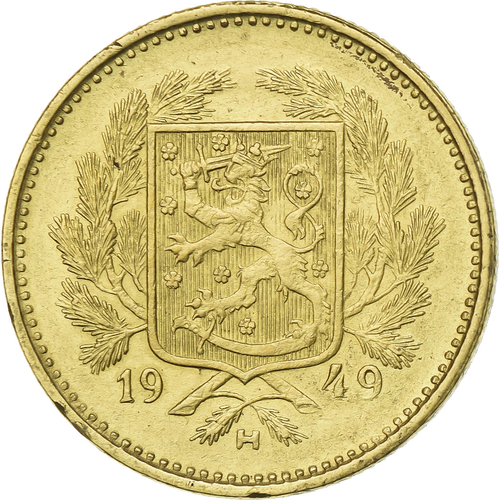 Finlandia, 5 Markkaa, 1949, Ottone, BB+, KM:31a