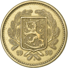 Finlândia, 20 Markkaa, 1939, Alumínio-Bronze, AU(50-53), KM:32