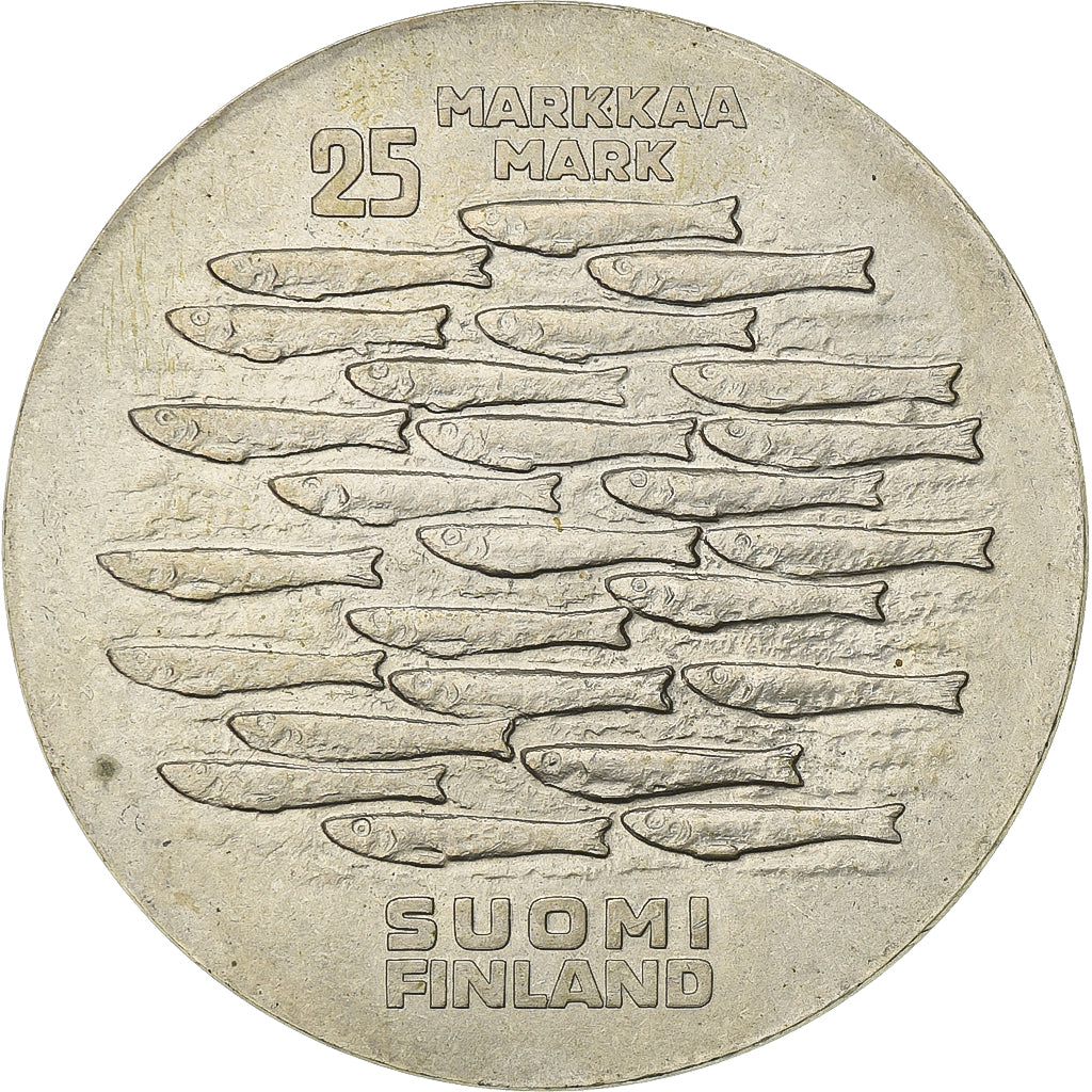 Finlandia, 25 Markkaa, 1979, Argento, SPL-, KM:58