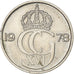Suède, Carl XVI Gustaf, 25 Öre, 1978, Cupro-nickel, TTB+, KM:851