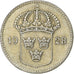 Suède, Gustaf V, 10 Öre, 1928, Argent, TTB, KM:780