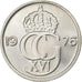 Zweden, Carl XVI Gustaf, 50 Öre, 1976, Cupro-nikkel, PR, KM:855