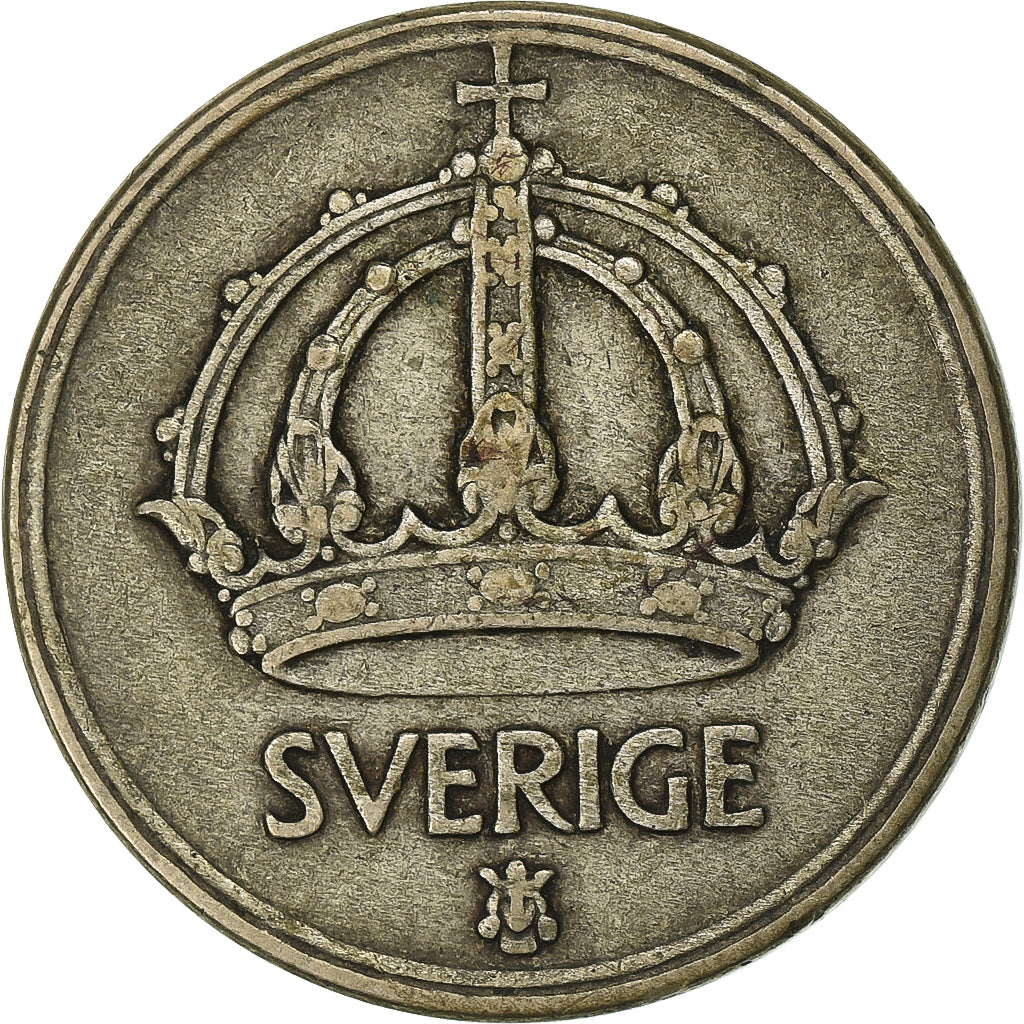 Schweden, Gustaf V, 50 Öre, 1950, Silber, SS, KM:817