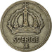 Schweden, Gustaf V, 50 Öre, 1950, Silber, SS, KM:817