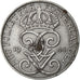 Zweden, Gustaf V, 5 Öre, 1944, Iron, FR+, KM:812