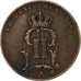 Suède, Oscar II, 5 Öre, 1899, Bronze, TTB, KM:757