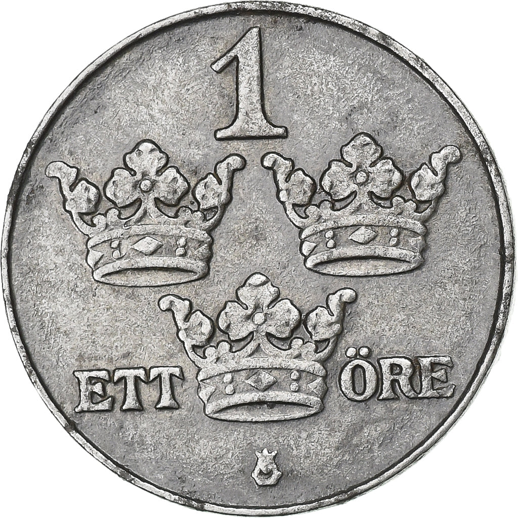 Sweden, Gustaf V, Ore, 1918, Iron, EF(40-45), KM:789