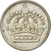 Suède, Gustaf VI, 25 Öre, 1953, Argent, TTB, KM:824
