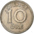 Suède, Gustaf V, 10 Öre, 1941, Nickel-Bronze, TTB, KM:795