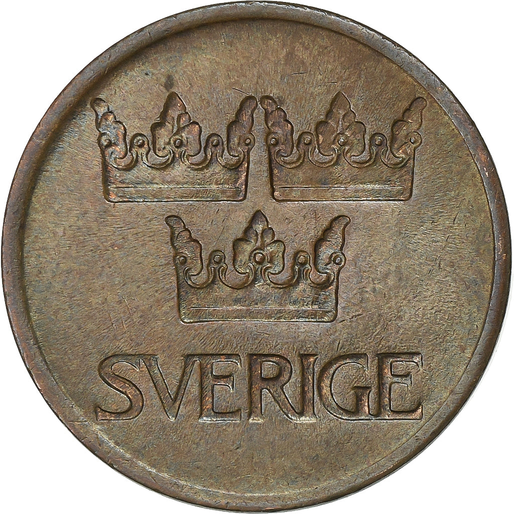 Sweden, Gustaf VI, 5 Öre, 1973, Bronze, AU(50-53), KM:845