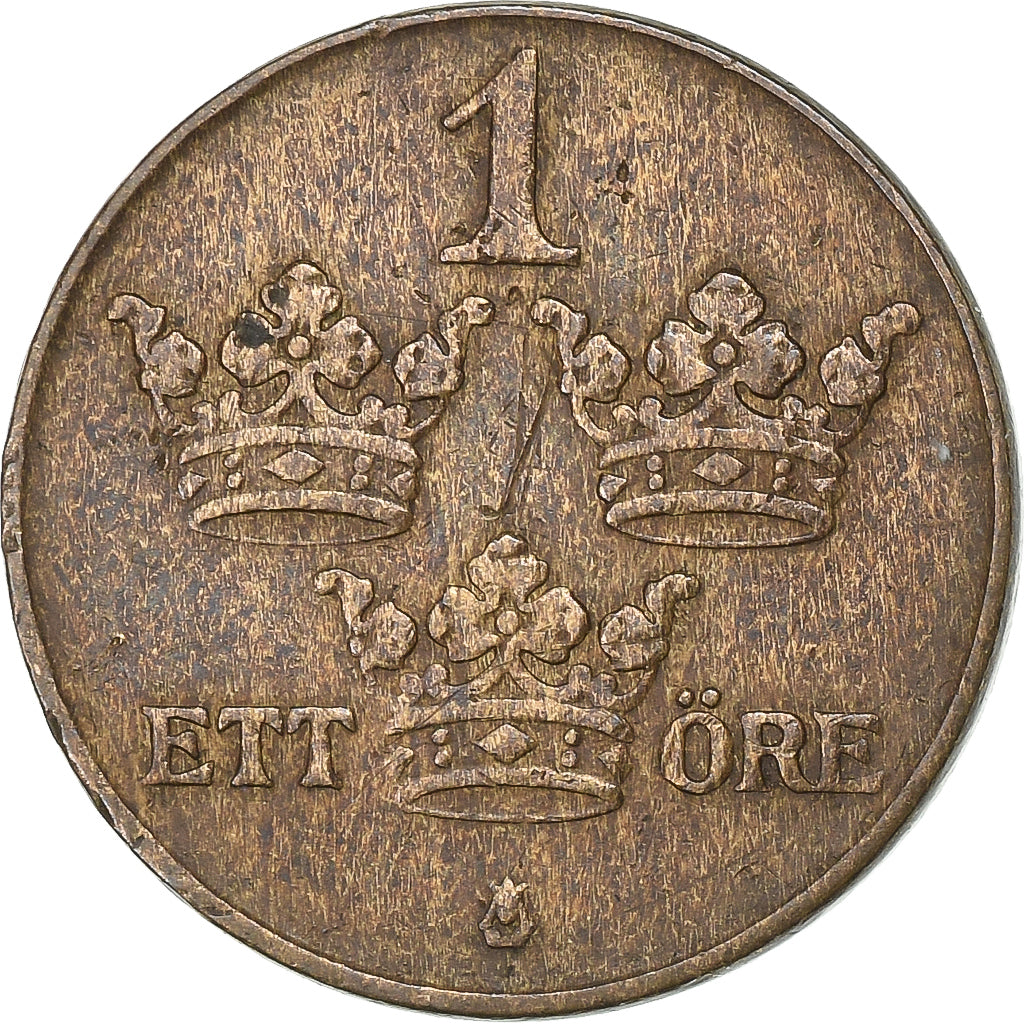 Svezia, Gustaf V, Ore, 1973, Bronzo, BB, KM:777.2