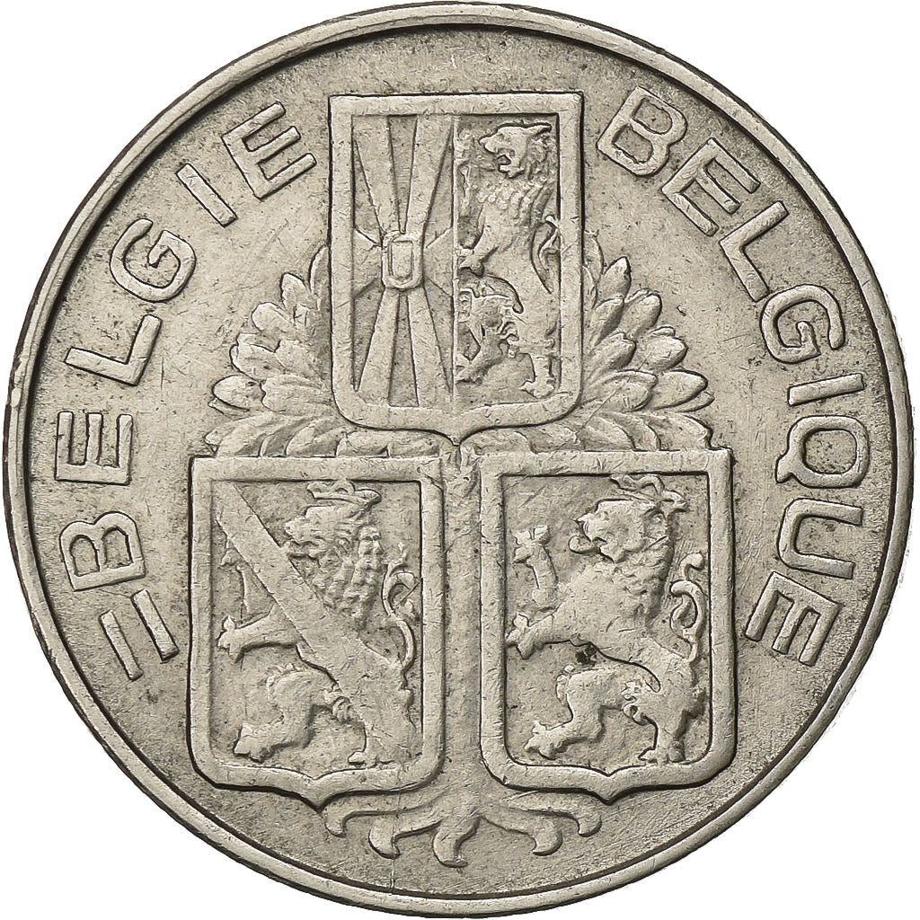 Belgium, Leopold III, Franc, 1940, Nickel, AU(50-53), KM:120