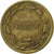 France, 2 Francs, France Libre, 1944, Philadelphia, Brass, EF(40-45), KM:905