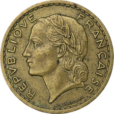 France, 5 Francs, Lavrillier, 1940, Paris, Aluminum-Bronze, AU(50-53)
