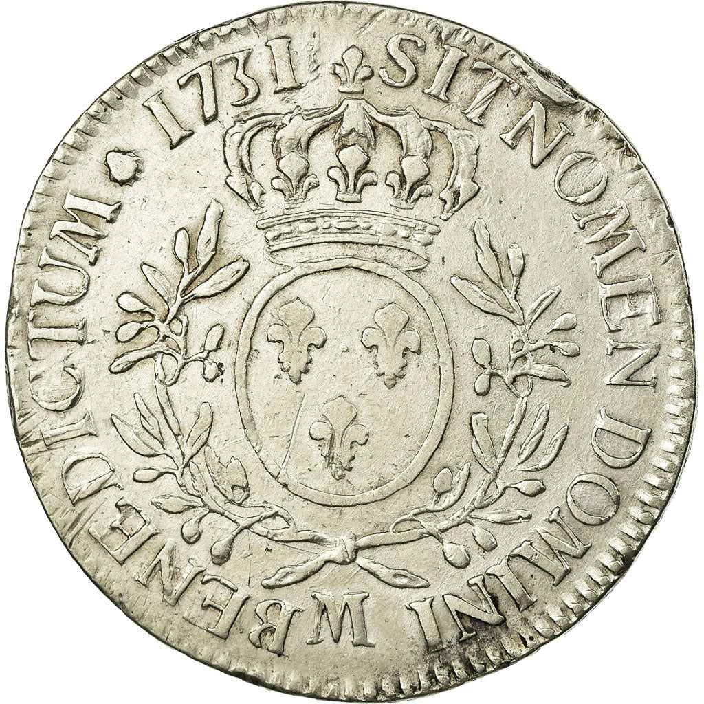 Monnaie, France, Louis XV, Écu aux branches d'olivier, Ecu, 1731, Toulouse