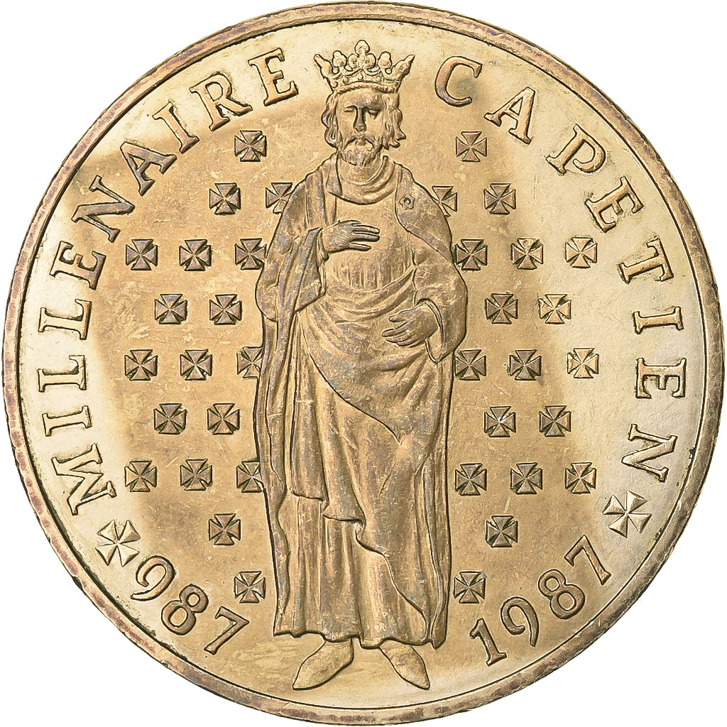 Francia, 10 Francs, 1987, Nichel-bronzo, SPL-, Gadoury:820, KM:961d