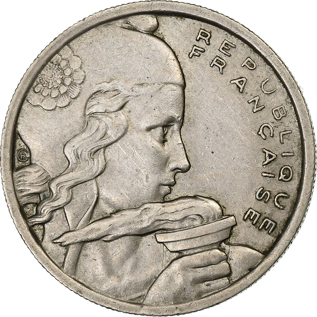 França, 100 Francs, Cochet, 1954, Paris, Cobre-níquel, AU(50-53), Gadoury:897