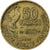 France, 50 Francs, Guiraud, 1953, Paris, Aluminum-Bronze, EF(40-45)