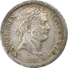 France, Napoleon I, 1/2 Franc, 1808, Paris, Silver, EF(40-45), Gadoury:398