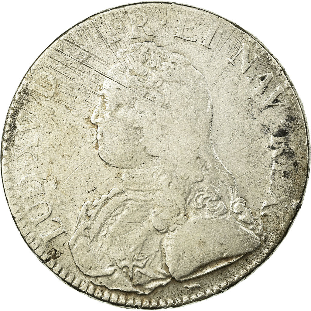 Coin, France, Louis XV, Écu aux branches d'olivier, Ecu, 1726, Paris