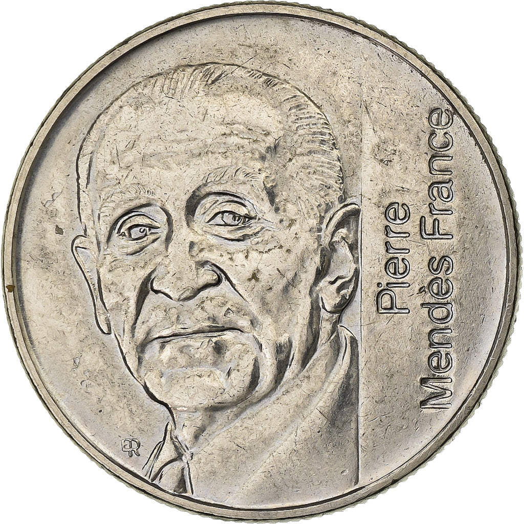 Francia, 5 Francs, Mendès France, 1992, Paris, Níquel, EBC, Gadoury:773
