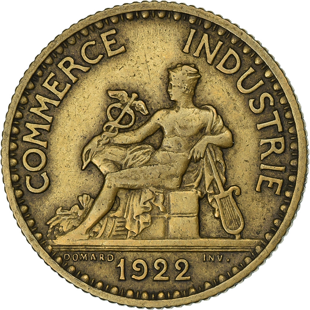 Francia, Franc, Chambre de commerce, 1922, Paris, Alluminio-bronzo, BB