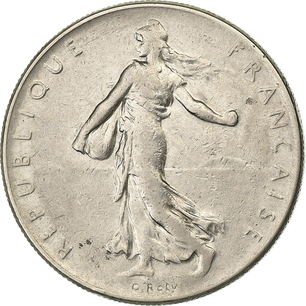 Frankrijk, Franc, Semeuse, 1960, Paris, Nickel, ZF+, KM:925.1