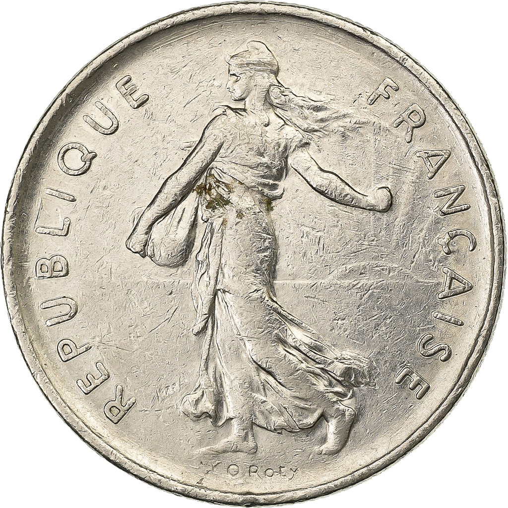 Frankreich, 5 Francs, Semeuse, 1971, Paris, Nickel Clad Copper-Nickel, SS+