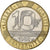 France, 10 Francs, Génie, 1988, Paris, Bi-Metallic, AU(55-58), Gadoury:827