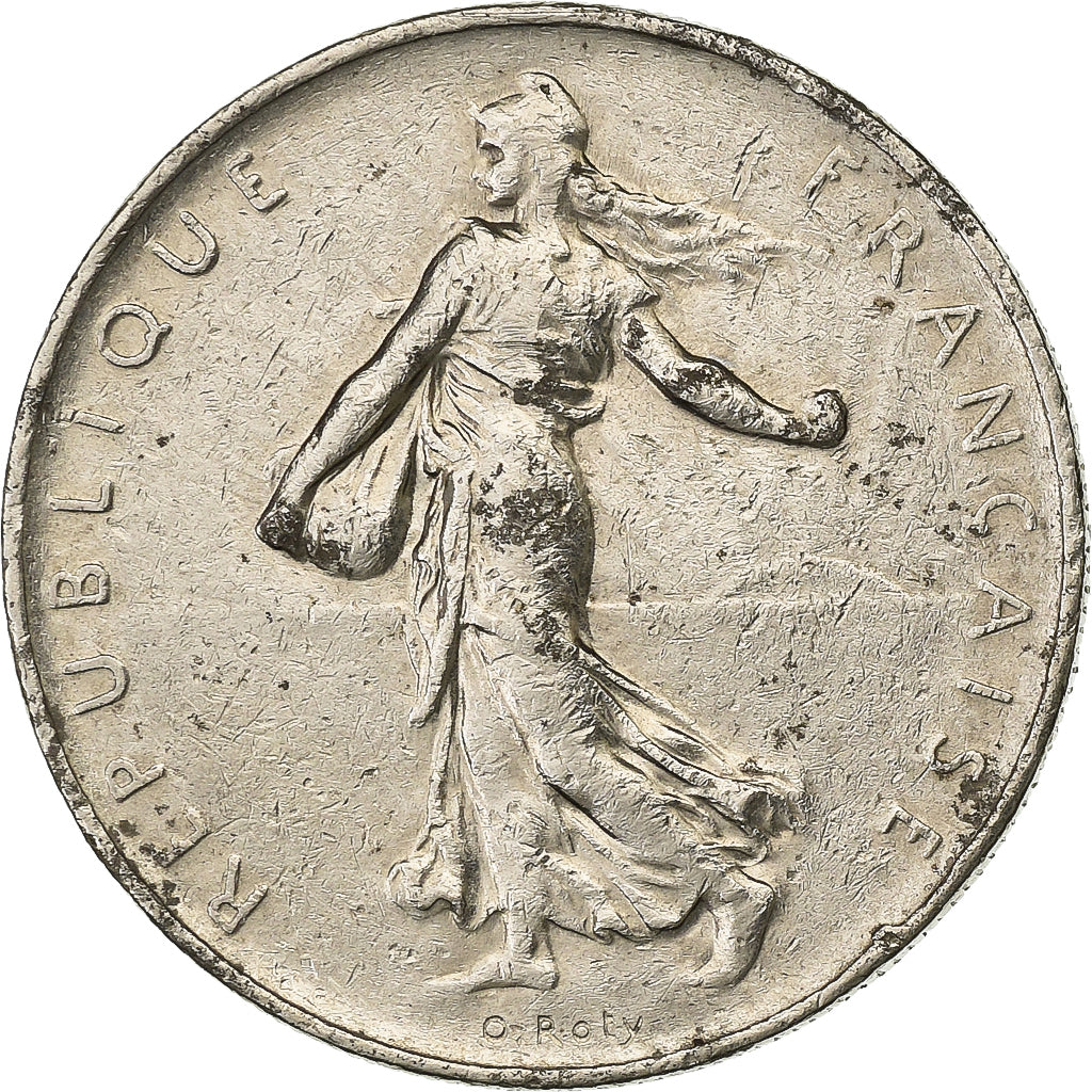 Francia, Franc, Semeuse, 1966, Paris, Nichel, BB, Gadoury:474, KM:925.1