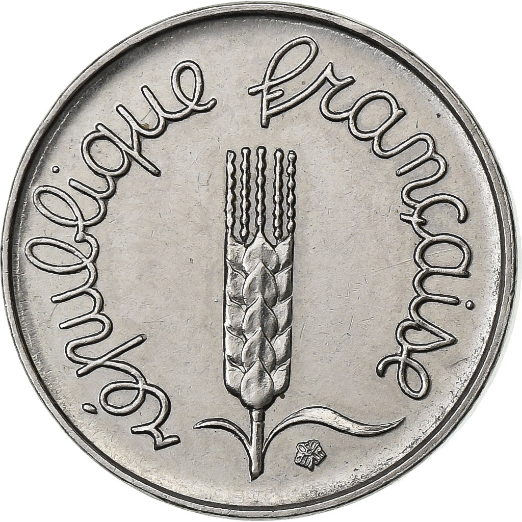 France, Centime, Épi, 1970, Paris, Acier inoxydable, TTB+, Gadoury:91, KM:928